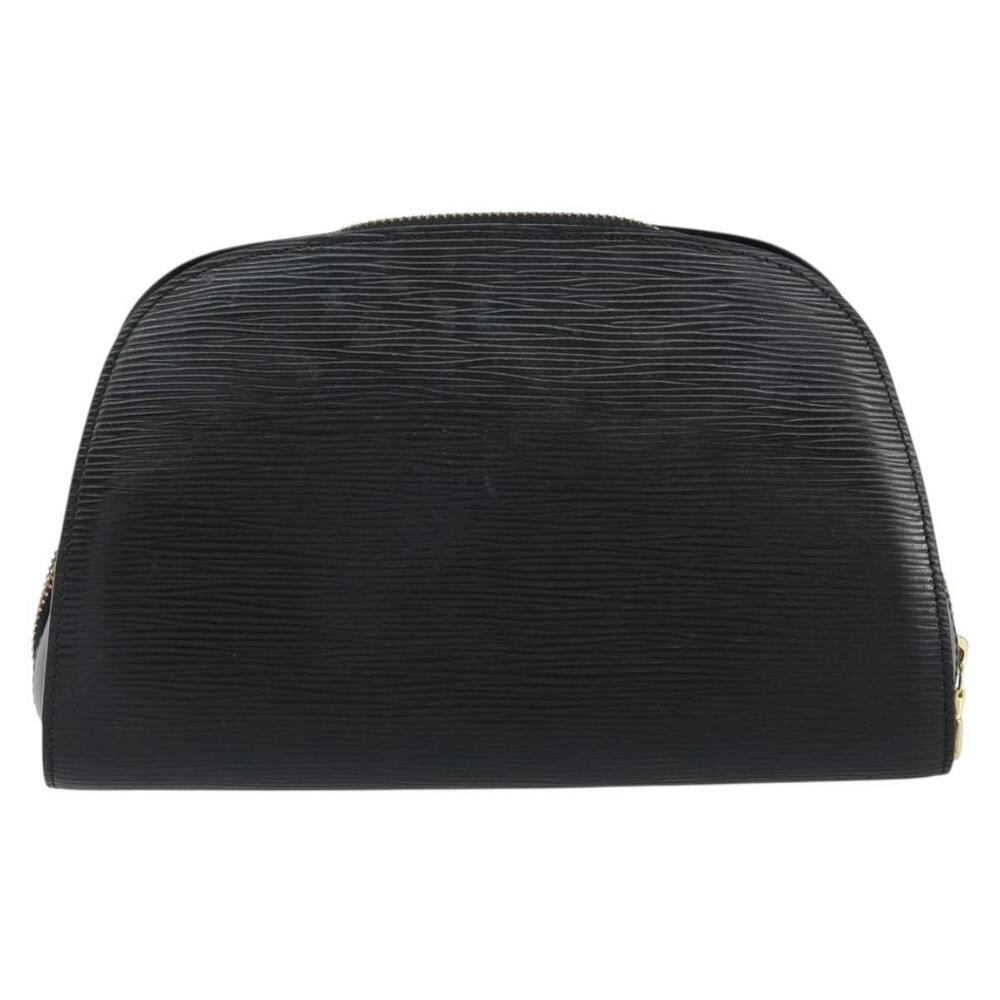 LOUIS VUITTON Epi Dauphine GM Cosmetic Pouch Black M48432 LV Auth th6458 - Picture 2 of 16